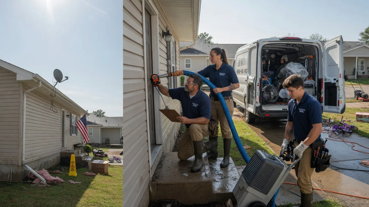 Ceiling Water Damage Restoration in Chelsea, OK near me